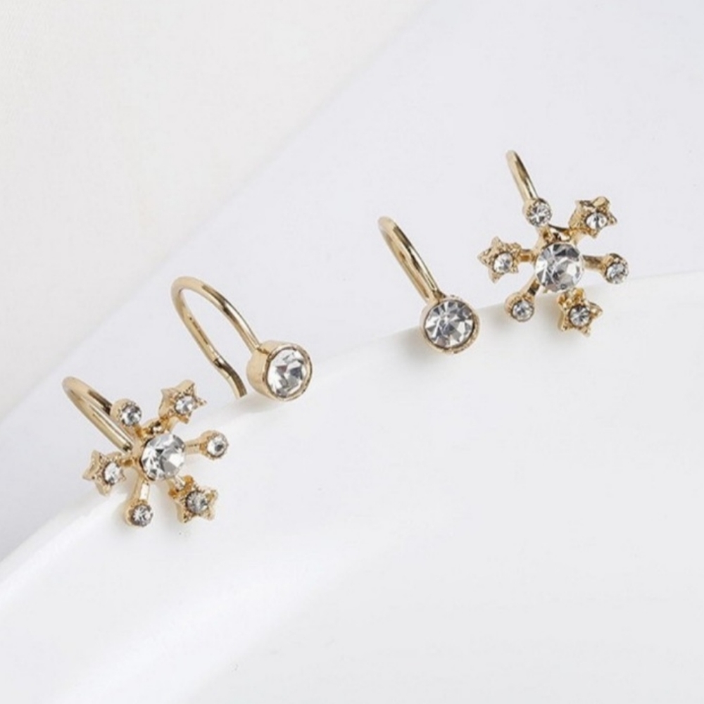 Snowflake Ear Cuffs - Picture 2 of 5